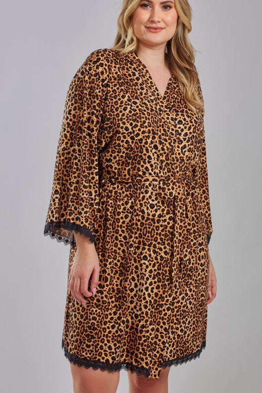 Leopard Robe