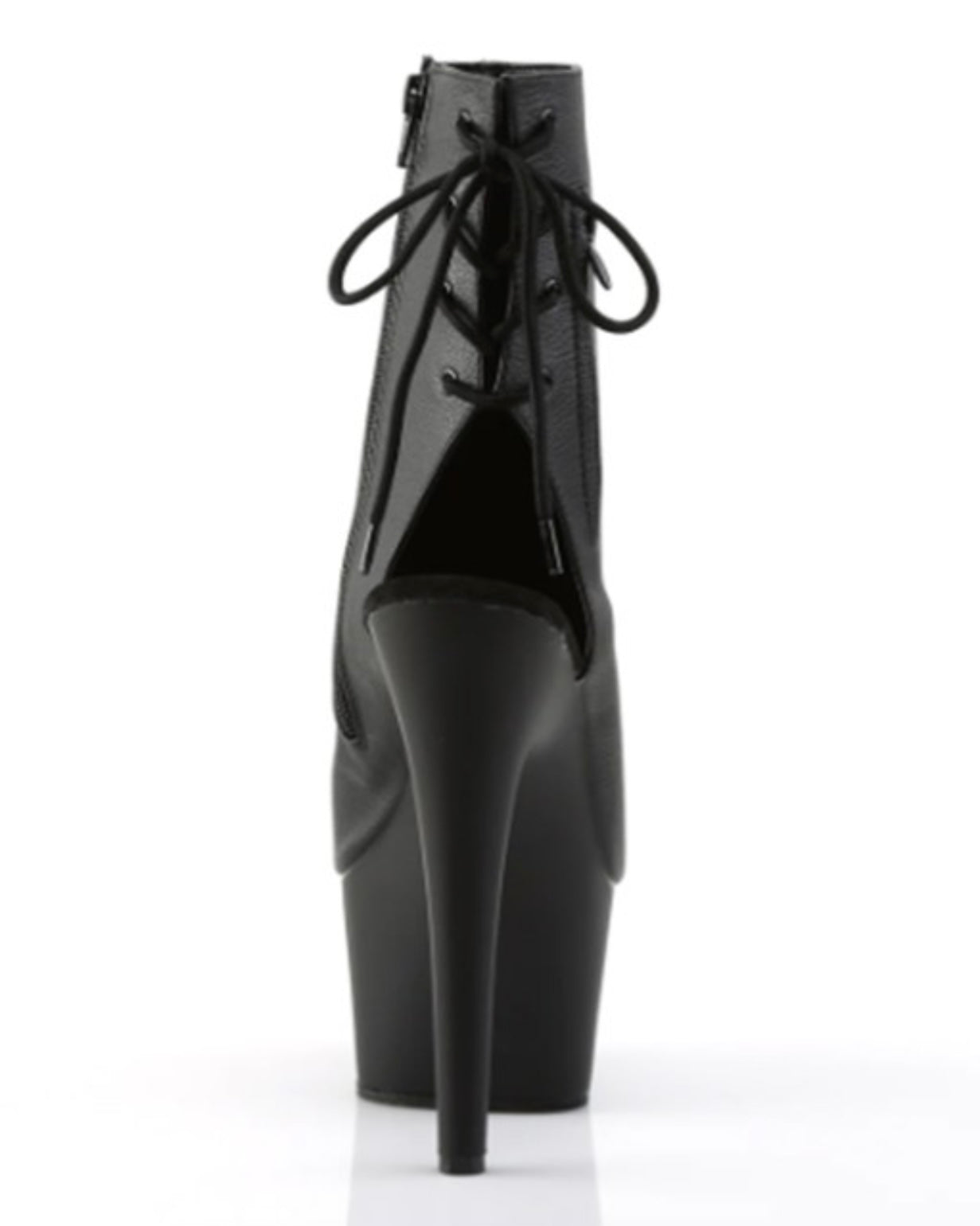 Front to back Open Toe and Heel Tie Bootie