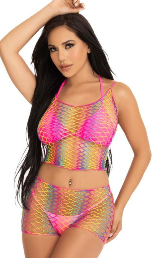 Twisted Net Tank Set
