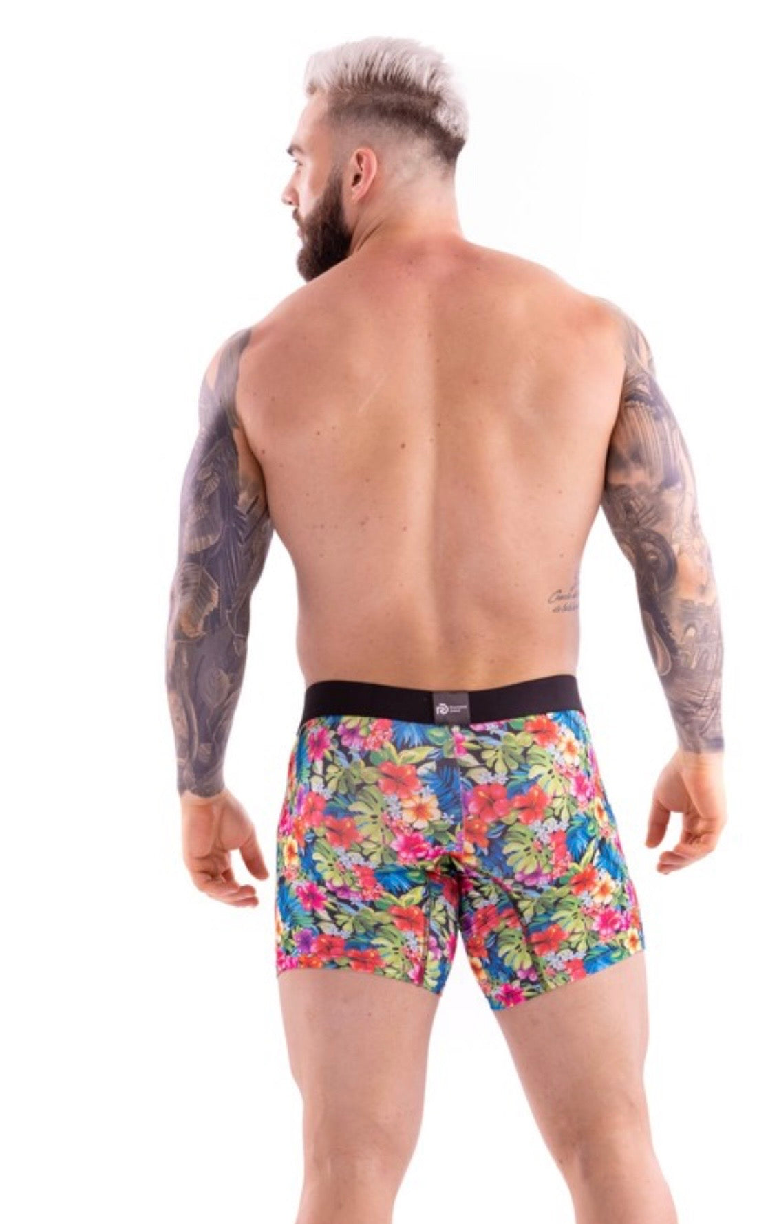 Flower Print Boxer Brief