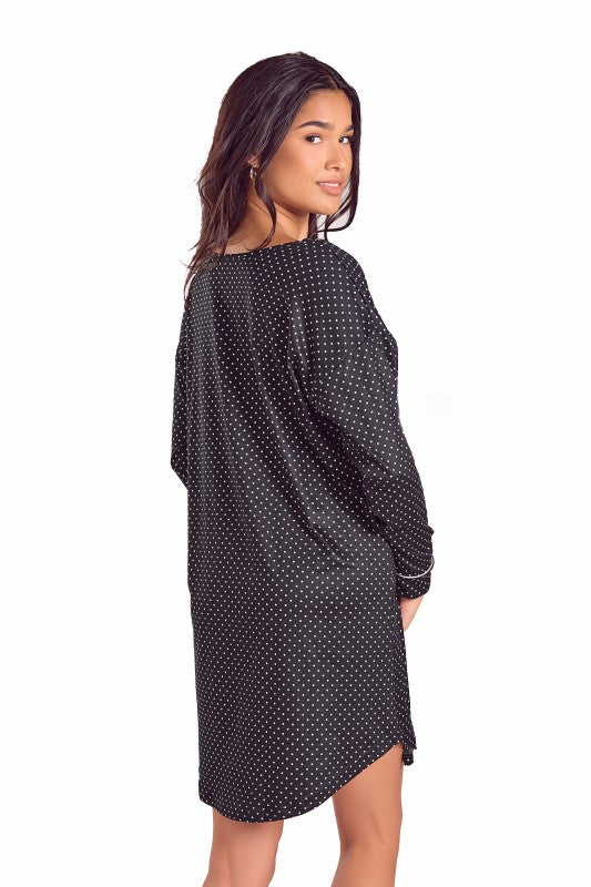 Calise Ultra Soft Polka Dot Sleep Shirt