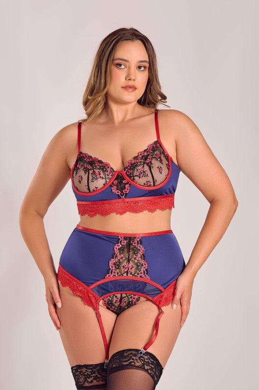 Maurie 3PC Lingerie Set