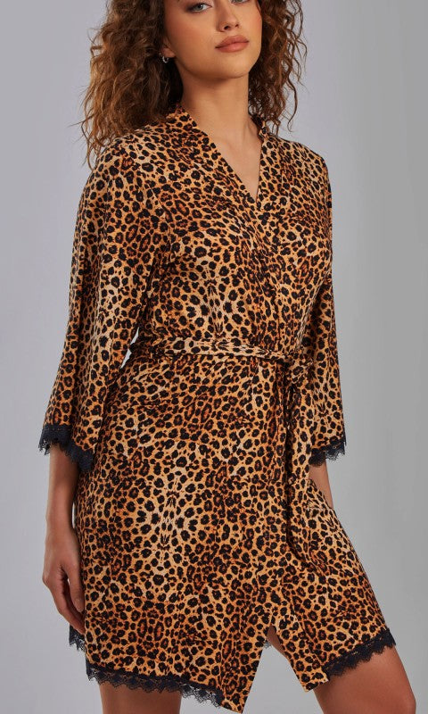 Leopard Robe
