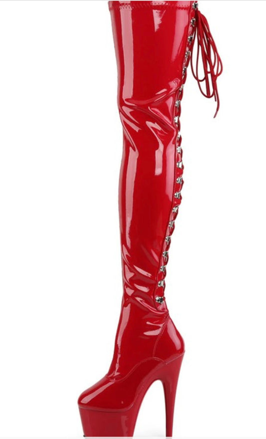 Stretch Thigh High Boot