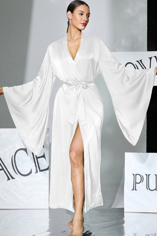 Sexy Satin Long Robe