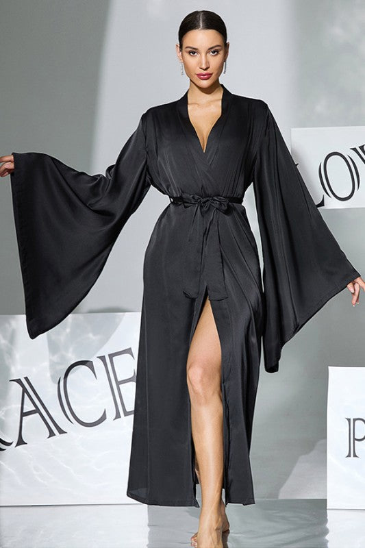 Sexy Satin Long Robe