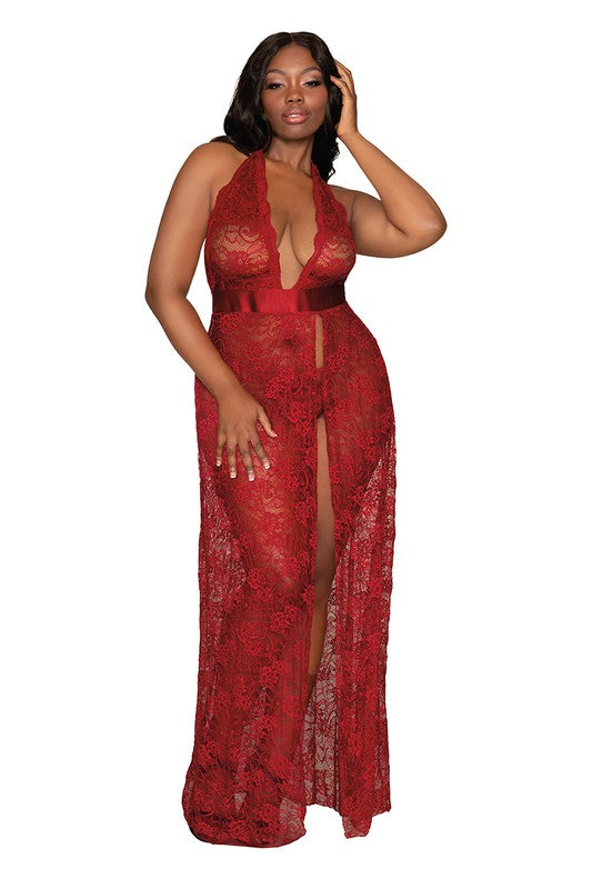 Lace Me Up Nightgown