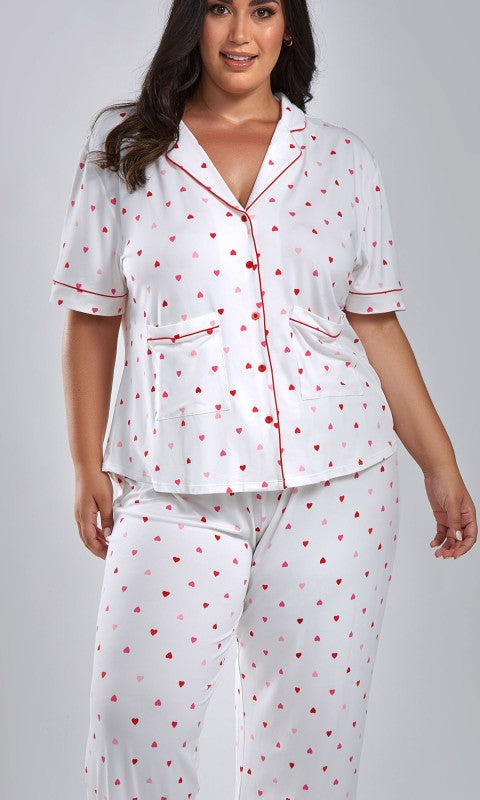 IHeart Pants PJ Set