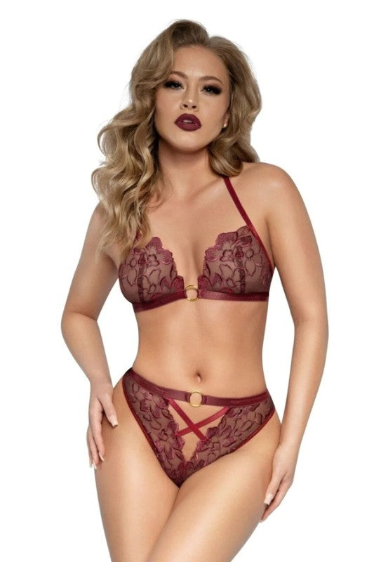 Merlot Panty and Bra Set